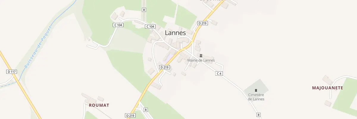 Plan du 5019 Le Bourg à Lannes