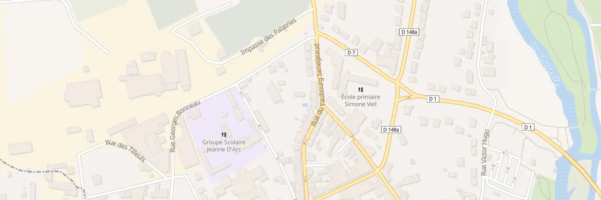Plan du 31 Rue du Fbg Senegeaud à Civray