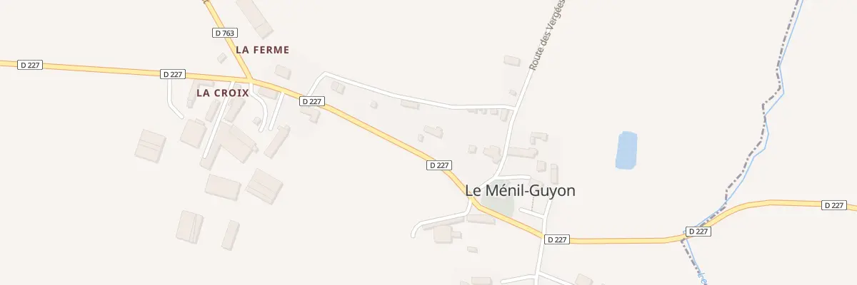 Plan du 2 Le Bourg au Ménil-Guyon