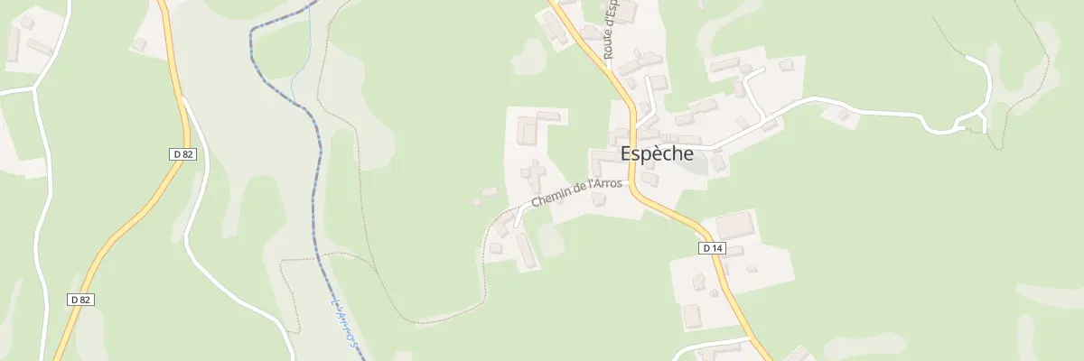 Plan du 5028 Le Village à Espèche