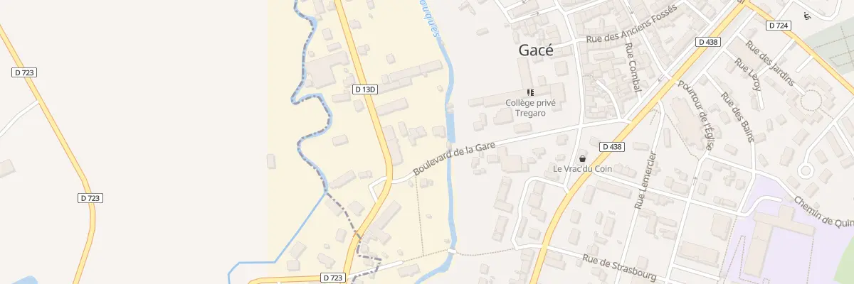 Plan du 10 Bd de la Gare à Gacé
