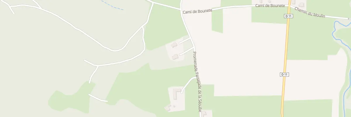 Plan du 6 Prom Passejade de la Seoube à Bernadets-Dessus