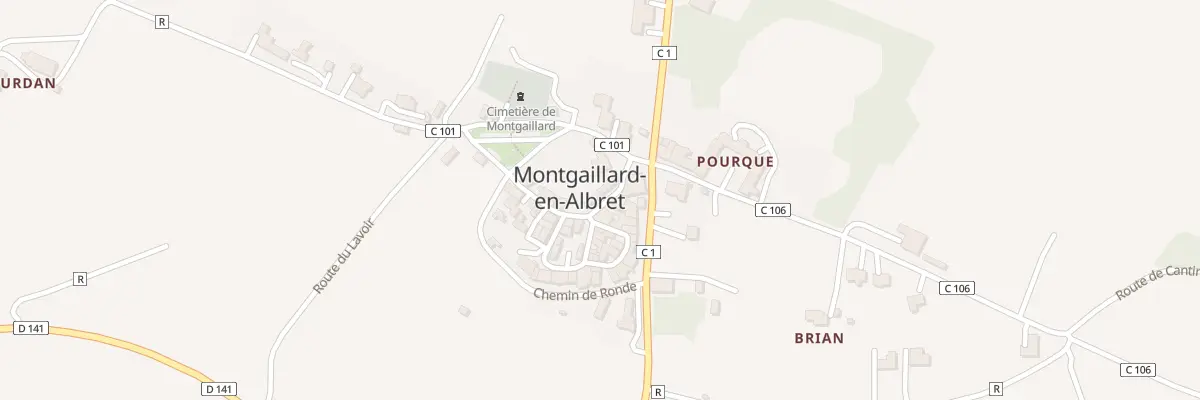 Plan du 4 Rue de l’Eglise à Montgaillard-en-Albret