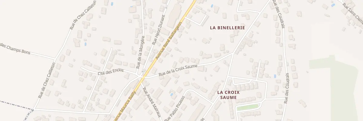 Plan du 20 Rue de la Croix Saume à Civray