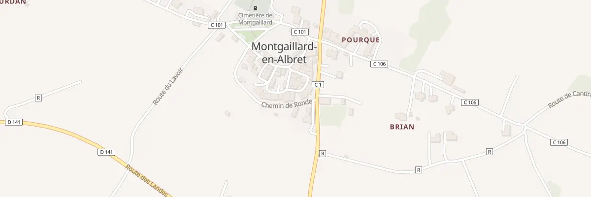 Plan du 7 Rue du Chemin de Ronde à Montgaillard-en-Albret