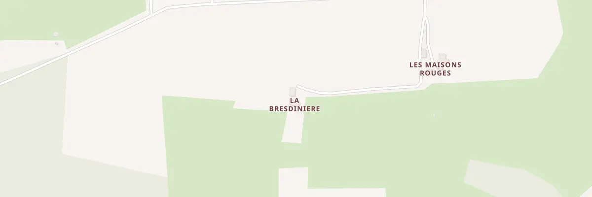 Plan du 1 La Bresdiniere à Louzes