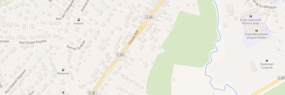 Plan du 32 Grande rue à Savigné-l’Évêque