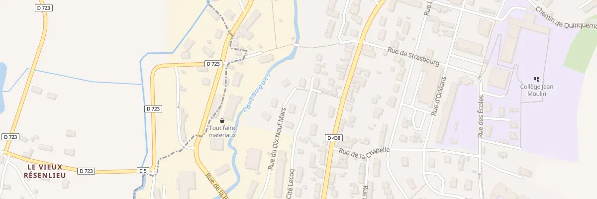 Plan du 12 Lot Lecoq à Merri
