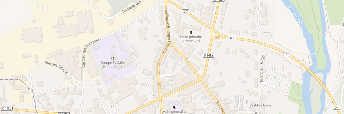Plan du 26 Rue du Fbg Senegeaud à Civray