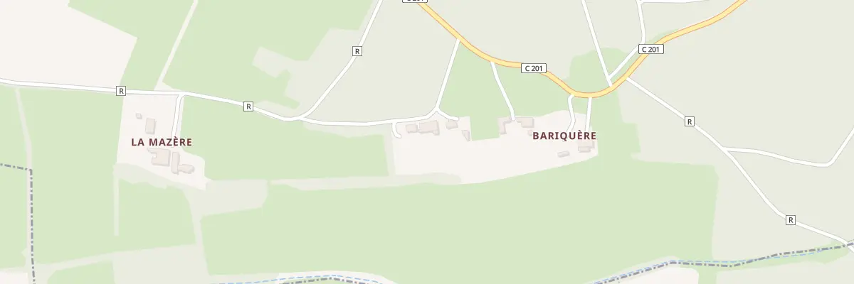 Plan du 115 Bariquere à Andiran
