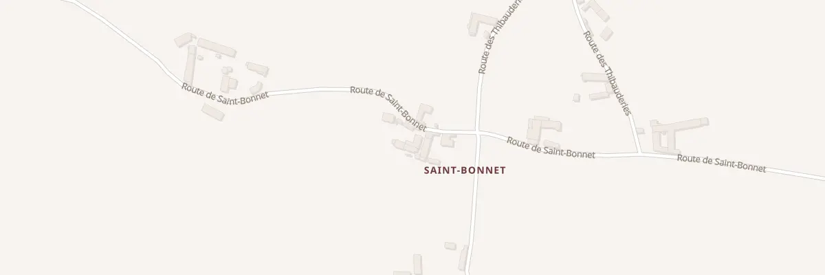 Plan du 15 Rte de St Bonnet à Sérigny