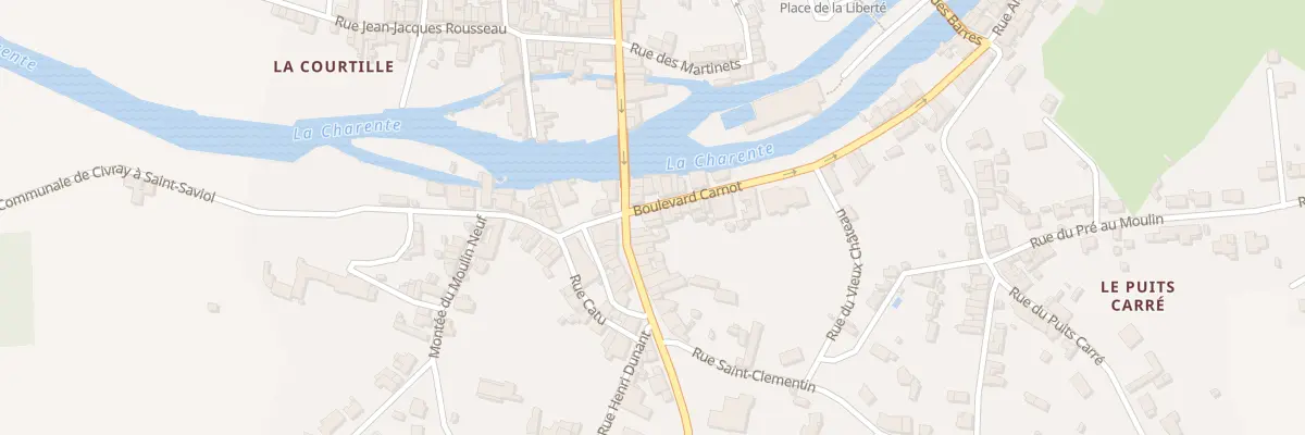 Plan du 29 Bd Carnot à Civray
