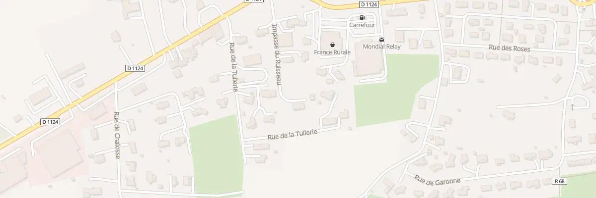 Plan du 4 Imp du Ruisseau à Vic-Fezensac