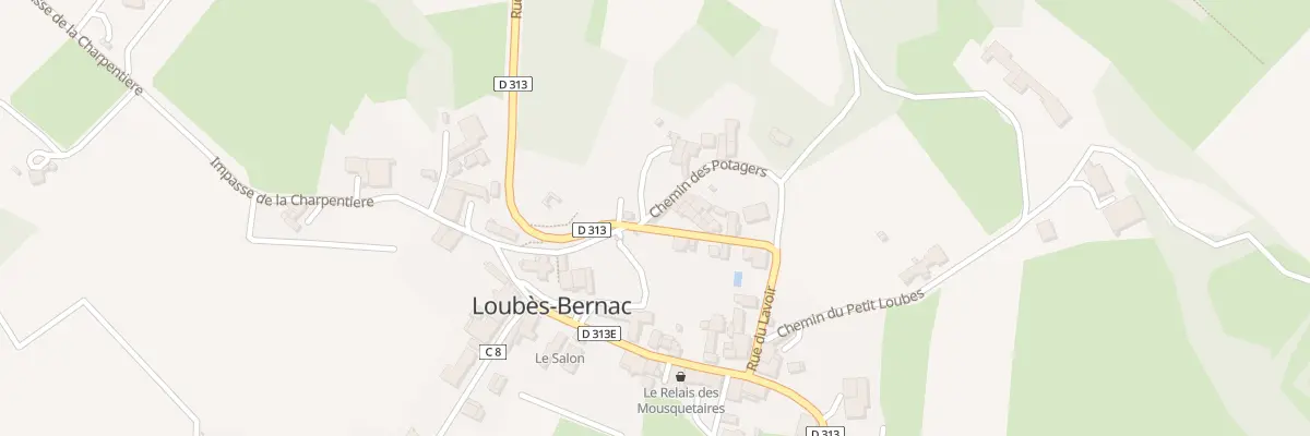 Plan du 1 Au Bourg à Loubès-Bernac