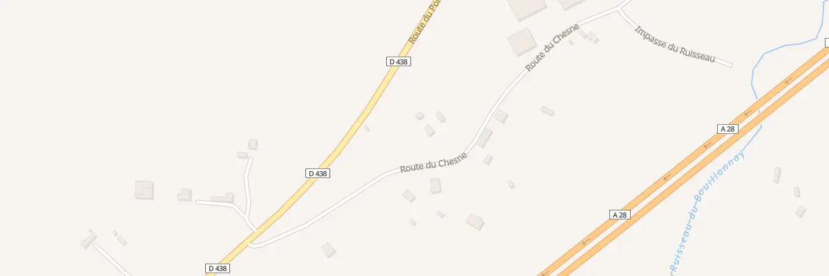 Plan du 26 Le Chesne à Coulmer