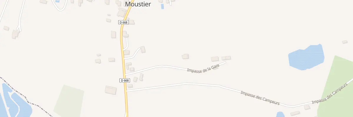 Plan du 191 Imp de la Gare à Moustier