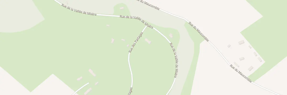 Plan du 1336 Rue des Partages à Écrainville