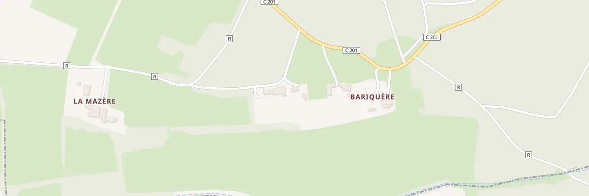 Plan du 114 Bariquere à Andiran
