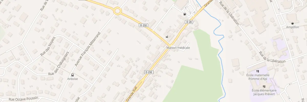 Plan du 47 Grande rue à Savigné-l’Évêque