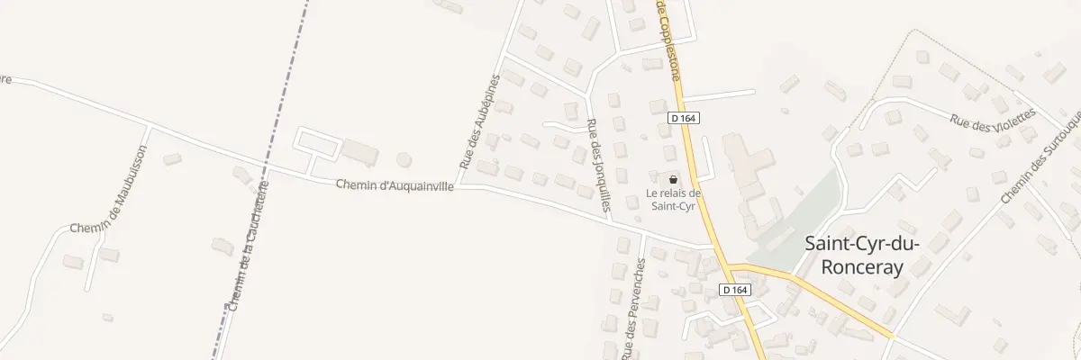Plan du 6 Che d’Auquainville-St Cyr du R à Valorbiquet