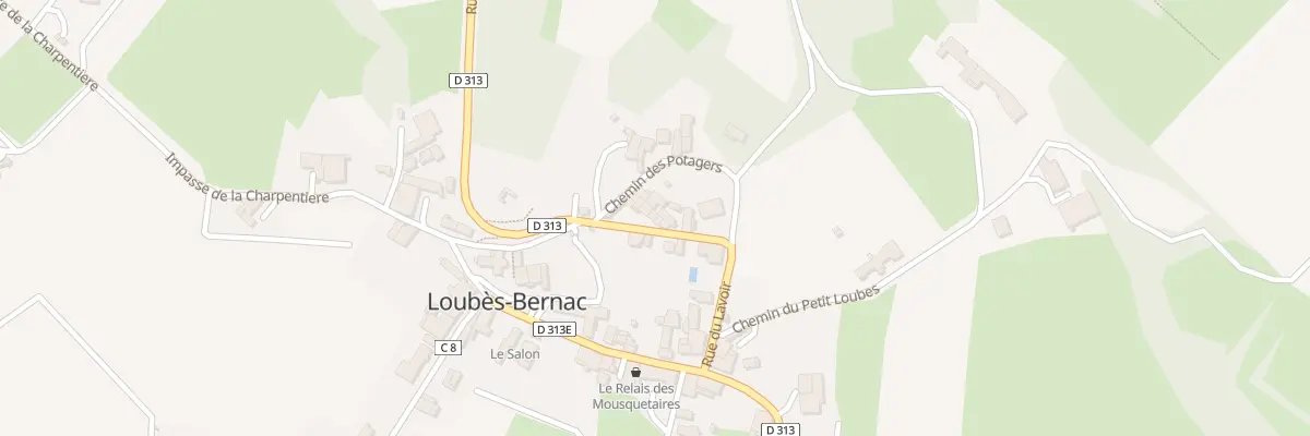 Plan du 24 Loubes à Loubès-Bernac