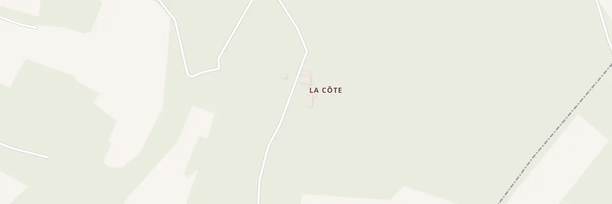 Plan du 1 La Côte à Saint-Gourson