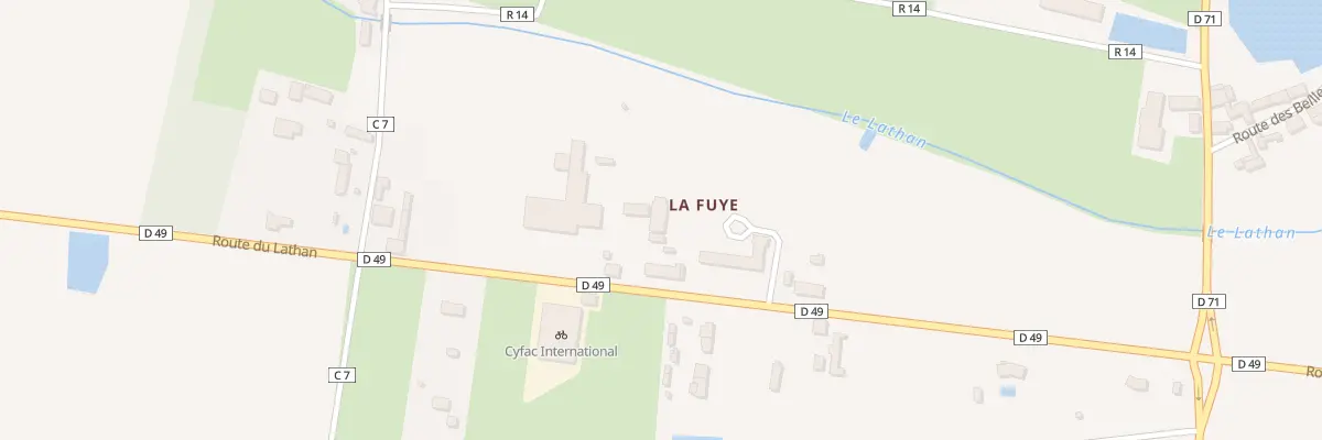 Plan du 11 Imp de la Fuye à Hommes