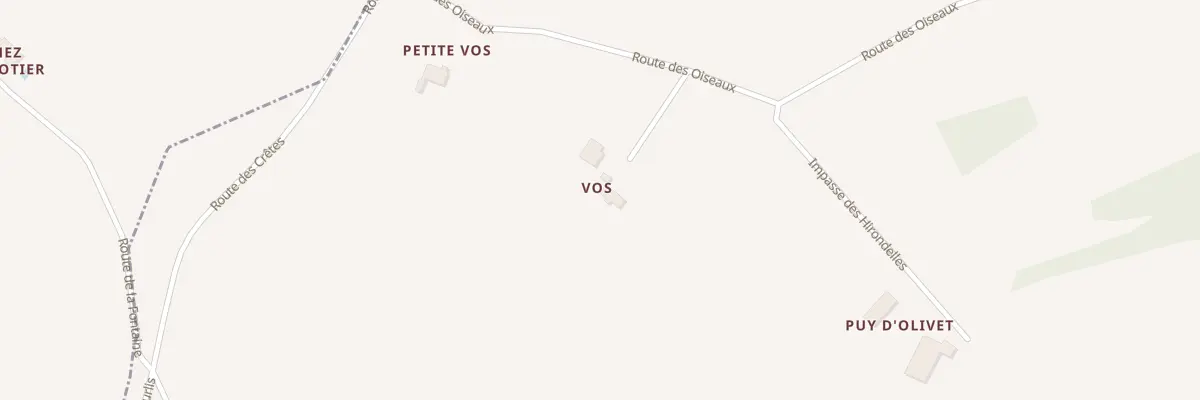 Plan du 77 Vos à Nanteuil-Auriac-de-Bourzac