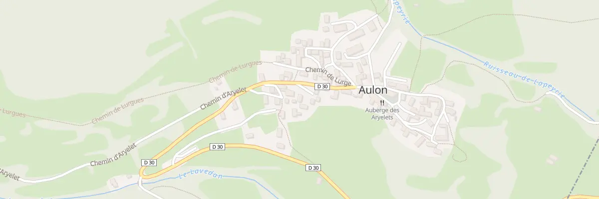 Plan de Sorte et Village à Aulon