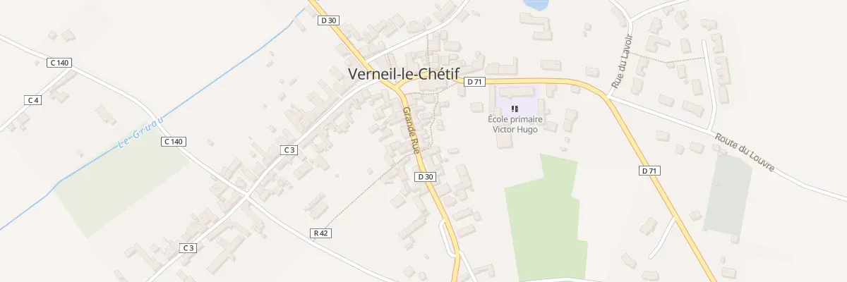 Plan du 17 Gr Grande Rue à Verneil-le-Chétif