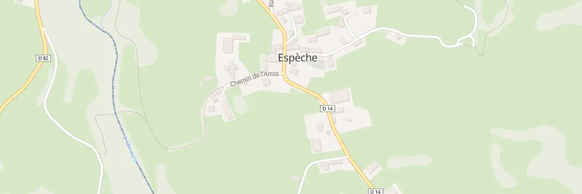 Plan de Carriou à Espèche