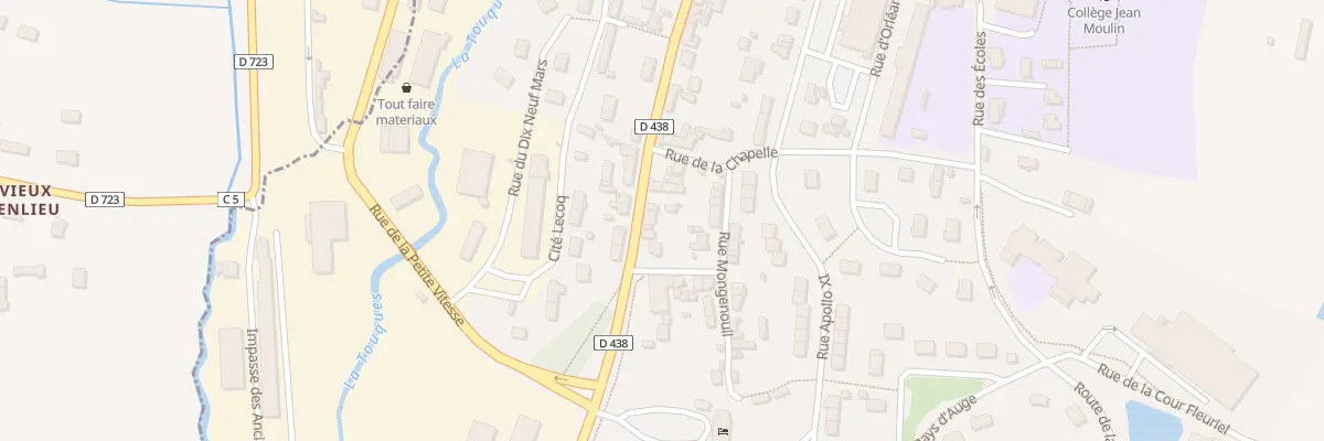 Plan du 39 Rue du Général Leclerc à Gacé