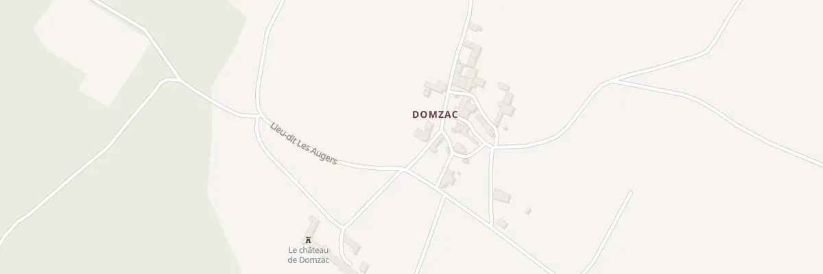 Plan du 1 Les Augers à Saint-Gourson
