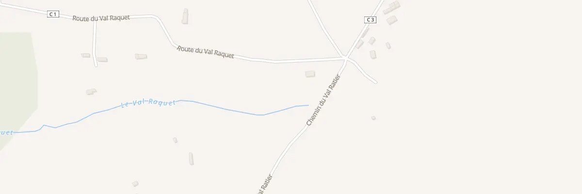 Plan du 2276 Rte du Val Raquet (Mout Hub) à Livarot-Pays-d’Auge