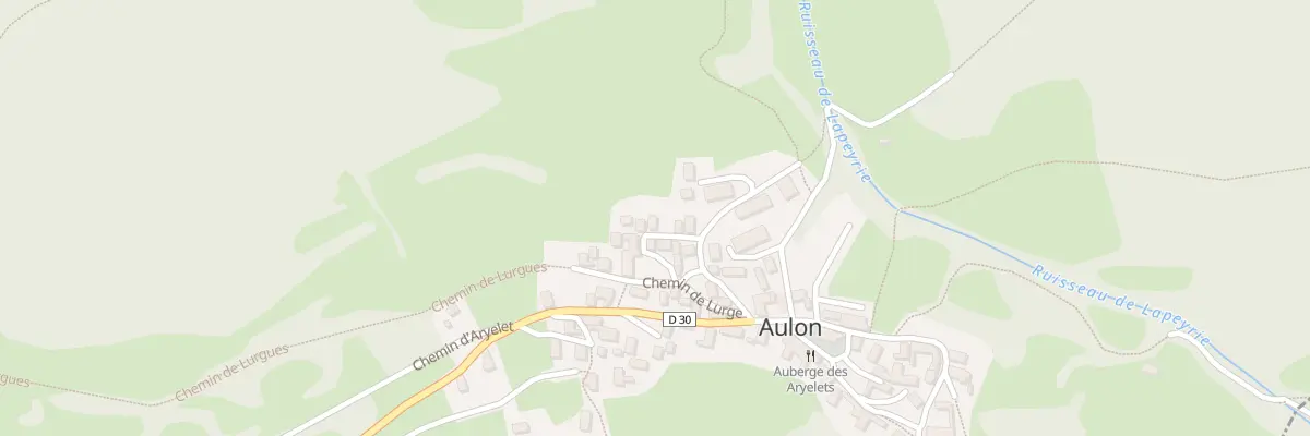 Plan du 5007 Sorte et Village à Aulon