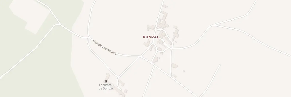 Plan du 1 Les Augers à Saint-Gourson
