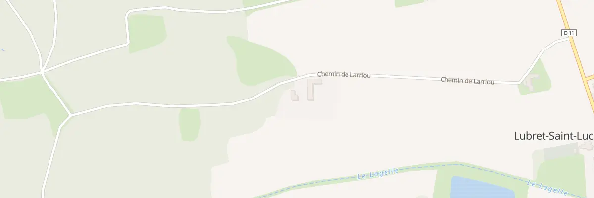 Plan du 15 Che de Larriou à Lubret-Saint-Luc
