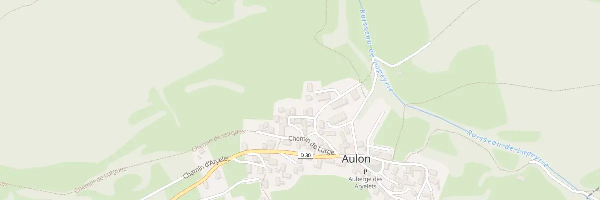 Plan du 5054 Sorte et Village à Aulon