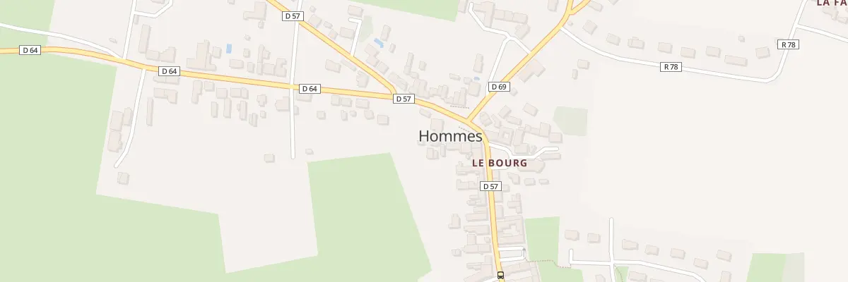 Plan du 9 Pl de la Republique à Hommes