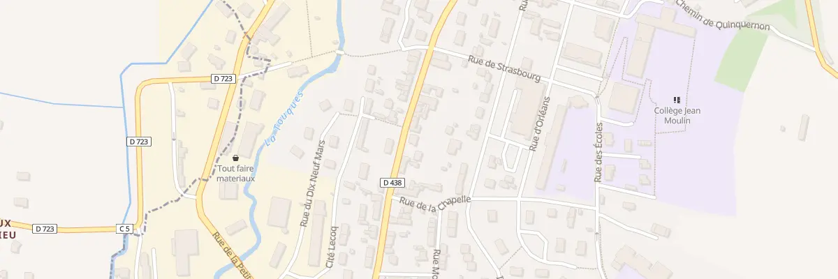 Plan du 23 Rue du Général Leclerc à Gacé