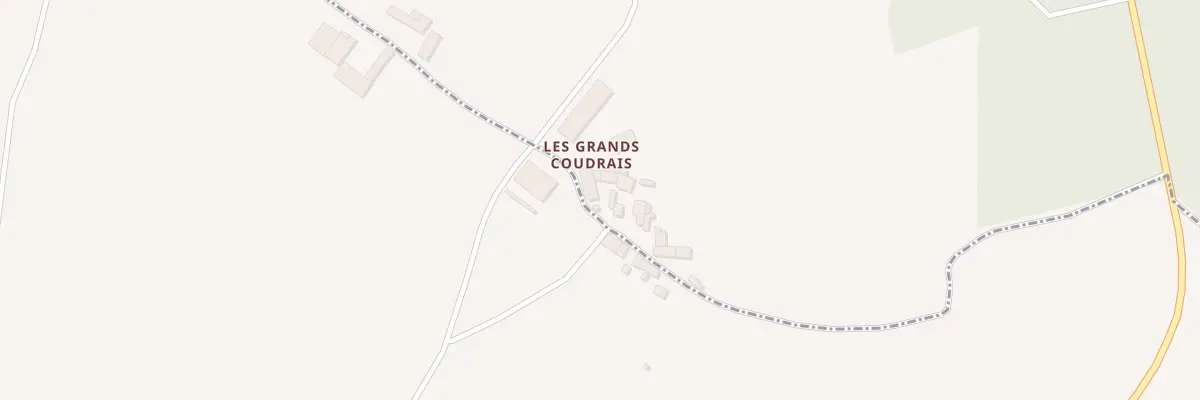 Plan du 1 Les Grands Coudrais à Civray