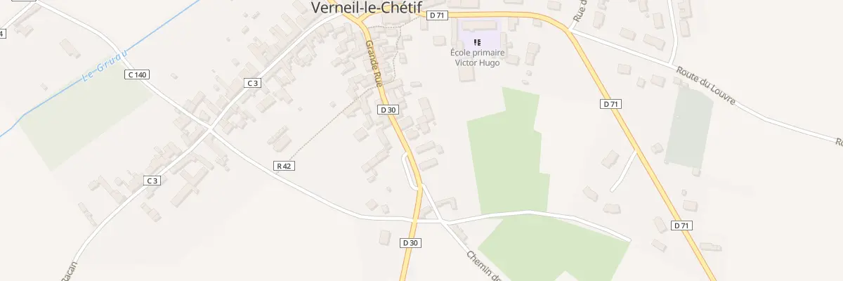 Plan du 27 Gr Grande Rue à Verneil-le-Chétif