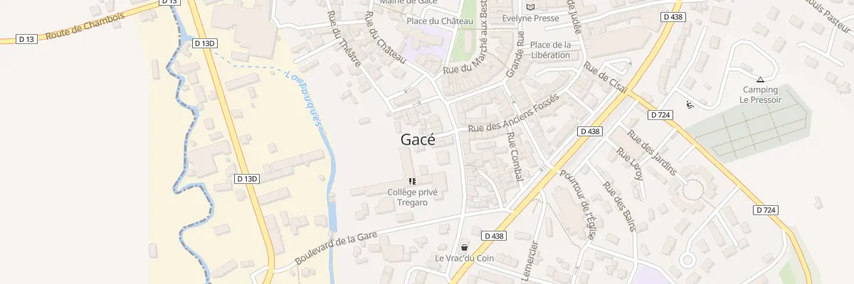 Plan du 361A Rue Saint Jacques à Gacé