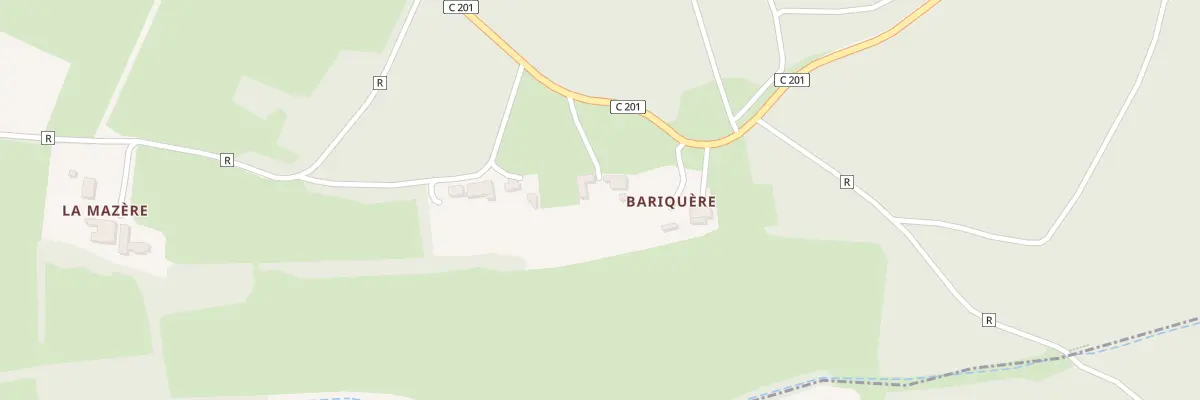 Plan du 113 Bariquere à Andiran