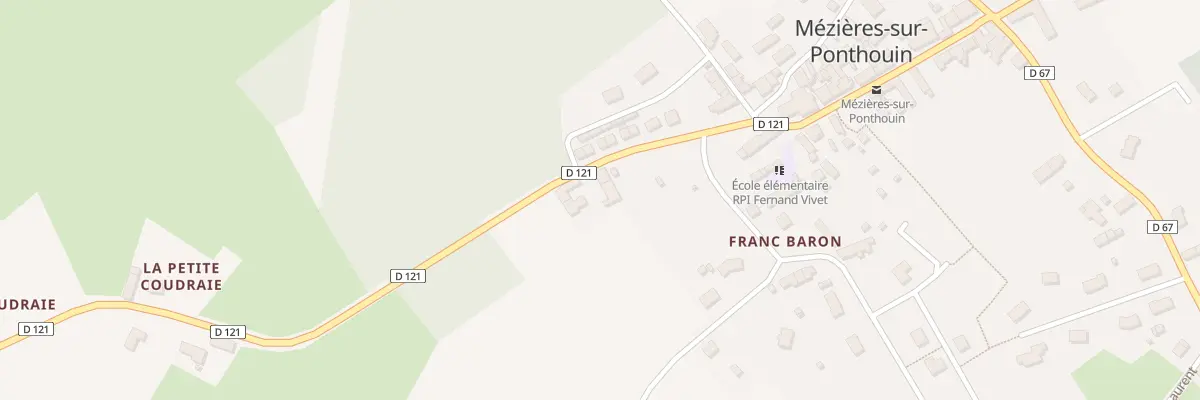 Plan du 4 Rue de la 2eme Db à Mézières-sur-Ponthouin