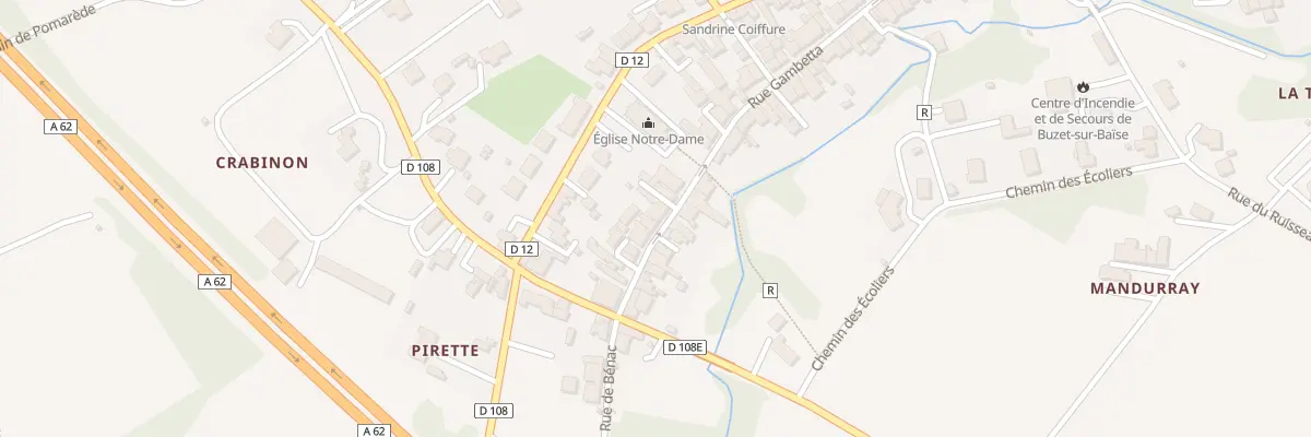 Plan du 58 Rue Gambetta à Buzet-sur-Baïse