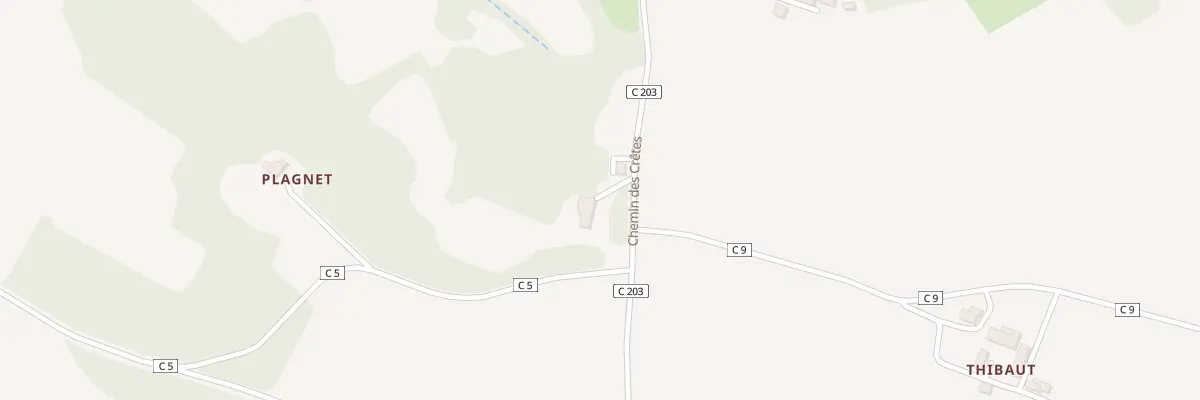 Plan du 1973 Chem des Cretes à Roquebrune