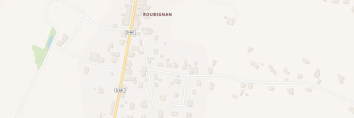 Plan du 216 Roubignan à Gontaud-de-Nogaret