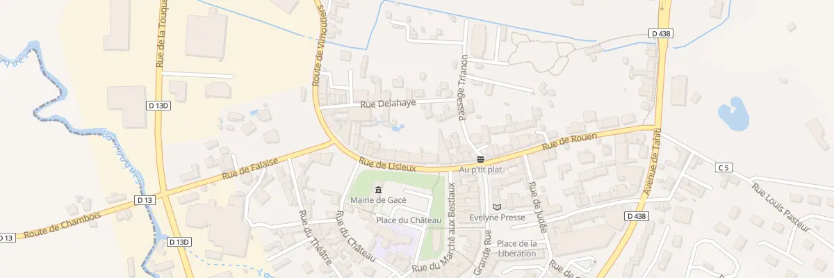 Plan du 35 Rue de Lisieux à Gacé