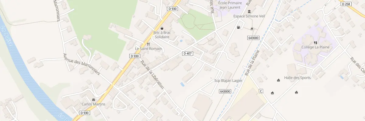 Plan du 7 Av de la Gare à Lavardac